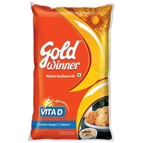 Gold winner refined Sunflower oil -1 ltr