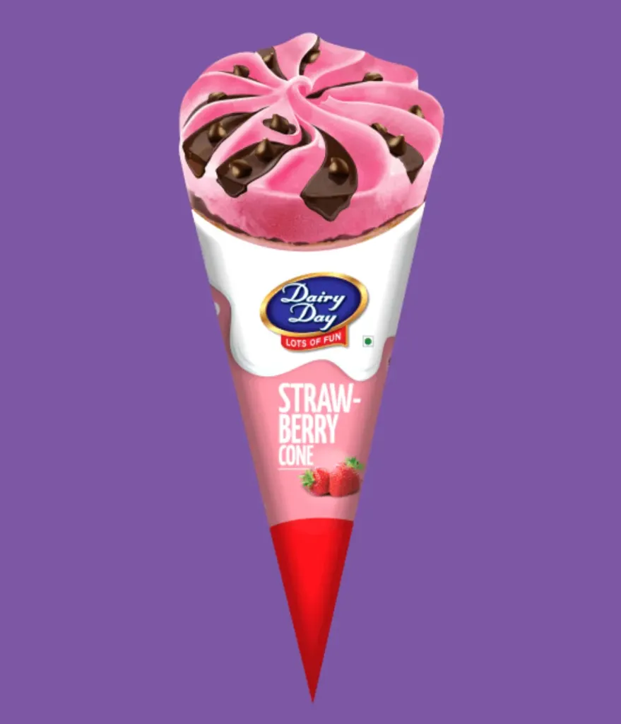 Sr. Cone Strawberry Icecream 120 ml