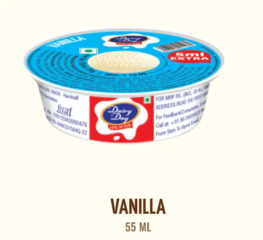 Large Cup Vanilla Icecream - 50ml